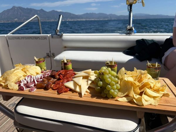 Premium Snacks with Mediterranean Views